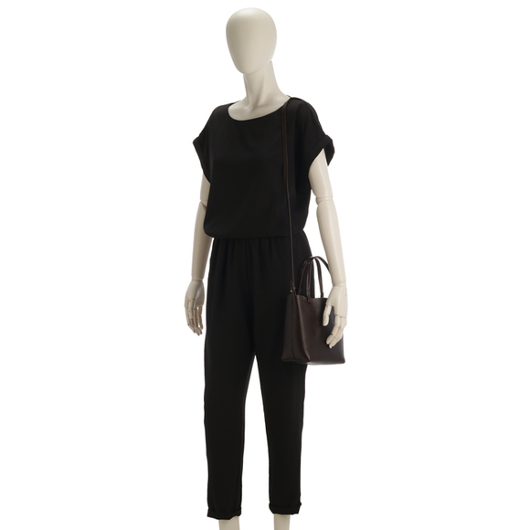 The Row Small Grain Tote Bag Leather Brown ANS - Picture 8 of 9